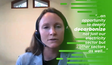 Kristin: "...an opportunity to deeply carbonize not just our electricity sector but other sectors as well..."